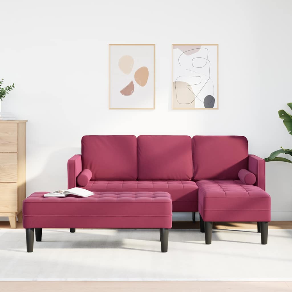 Ensemble De Canapés Avec Coussin Polyester