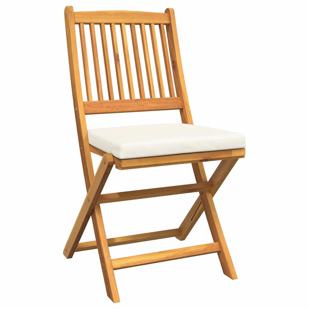 Ensemble Bistro De Jardin 3 Pc Marron Bois D'acacia Massif