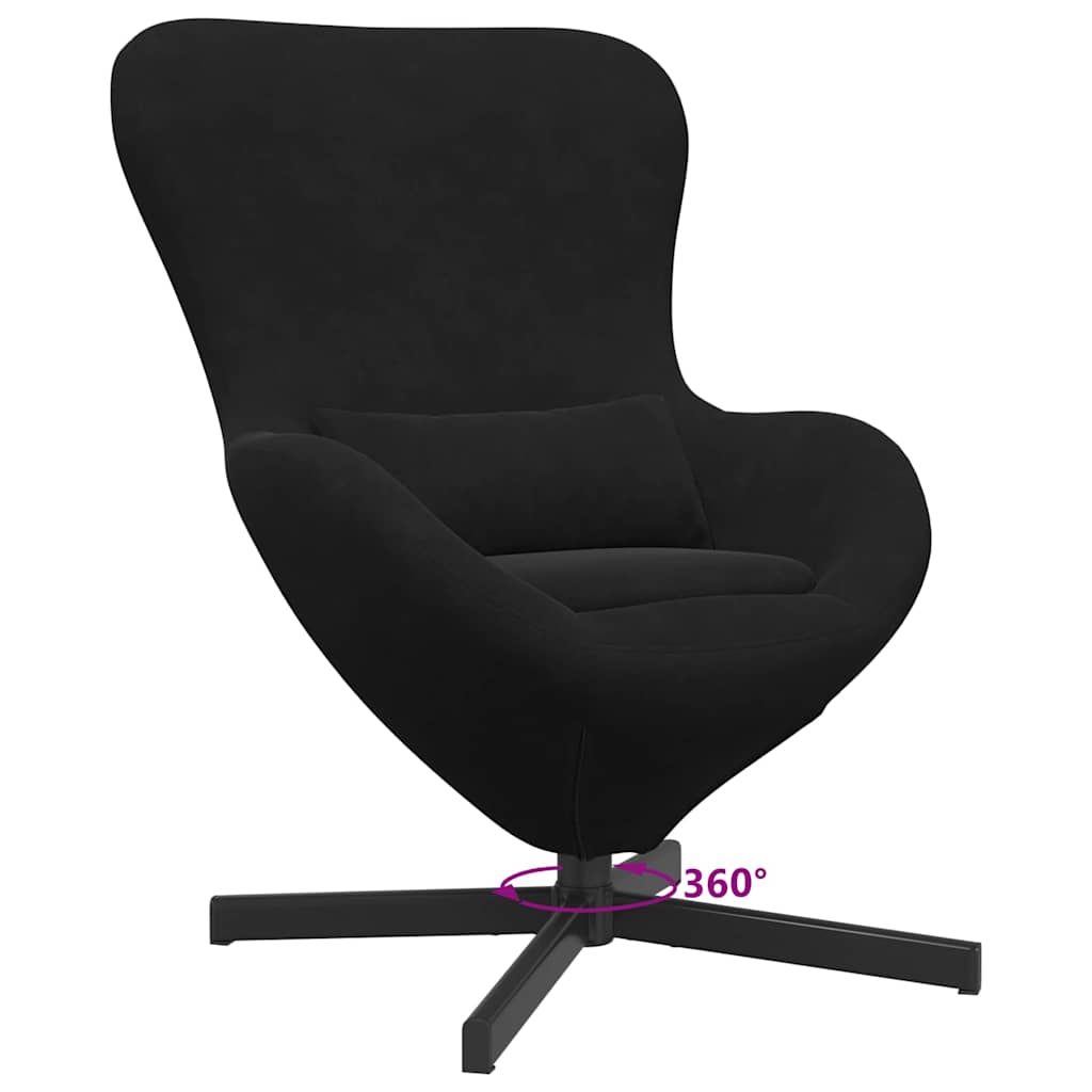 Fauteuil Œuf 63 X 73 X 90 Cm Velours