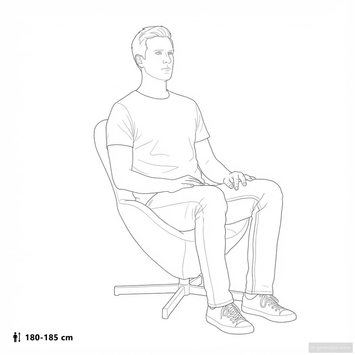 Fauteuil Œuf 63 X 73 X 90 Cm Tissu