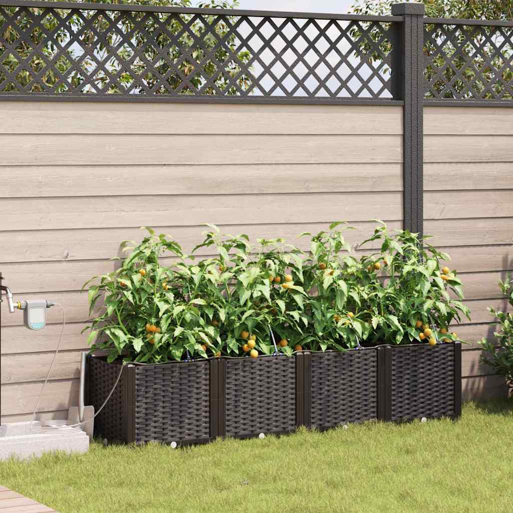 Cache-Pot De Jardin 4 Pc Pp