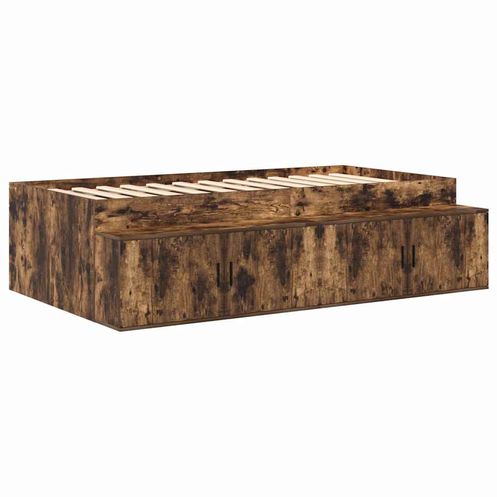Cadre De Lit Avec Rangement 75 Cm Bois D'ingénierie