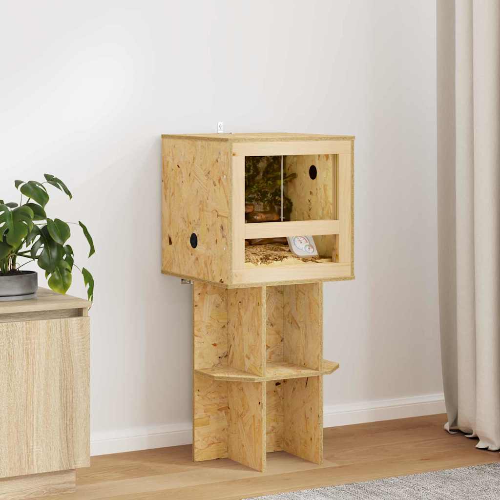 Terrarium Marron 40 X 40 X 90 Cm Osb