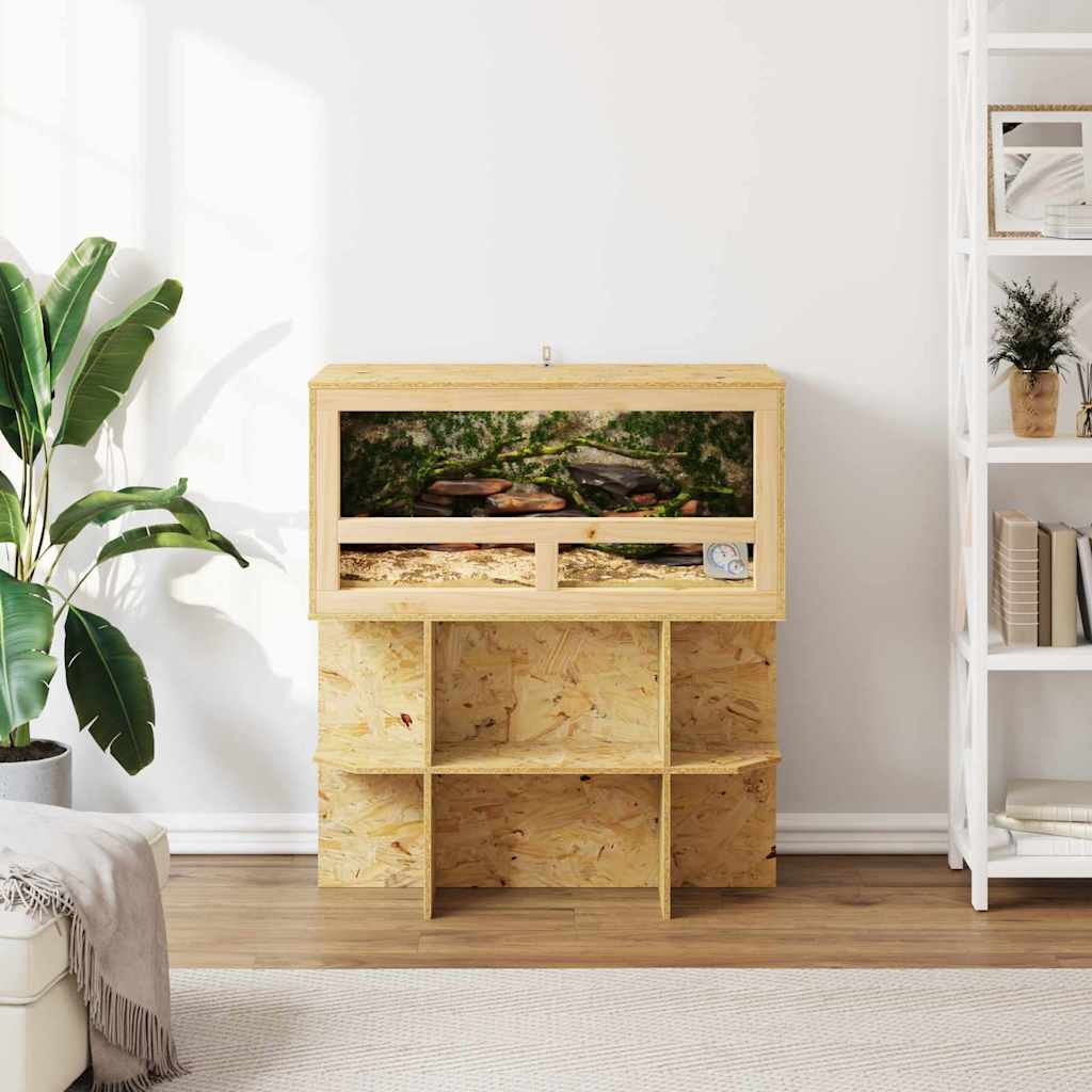 Terrarium Marron 80 X 40 X 90 Cm Osb