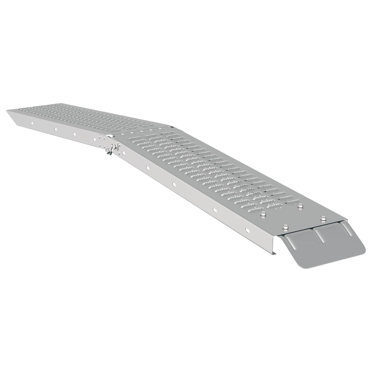 Rampe Pliable 200Kg Par Rampe 2 Pièces Argenté 200 Kg Par Pièce