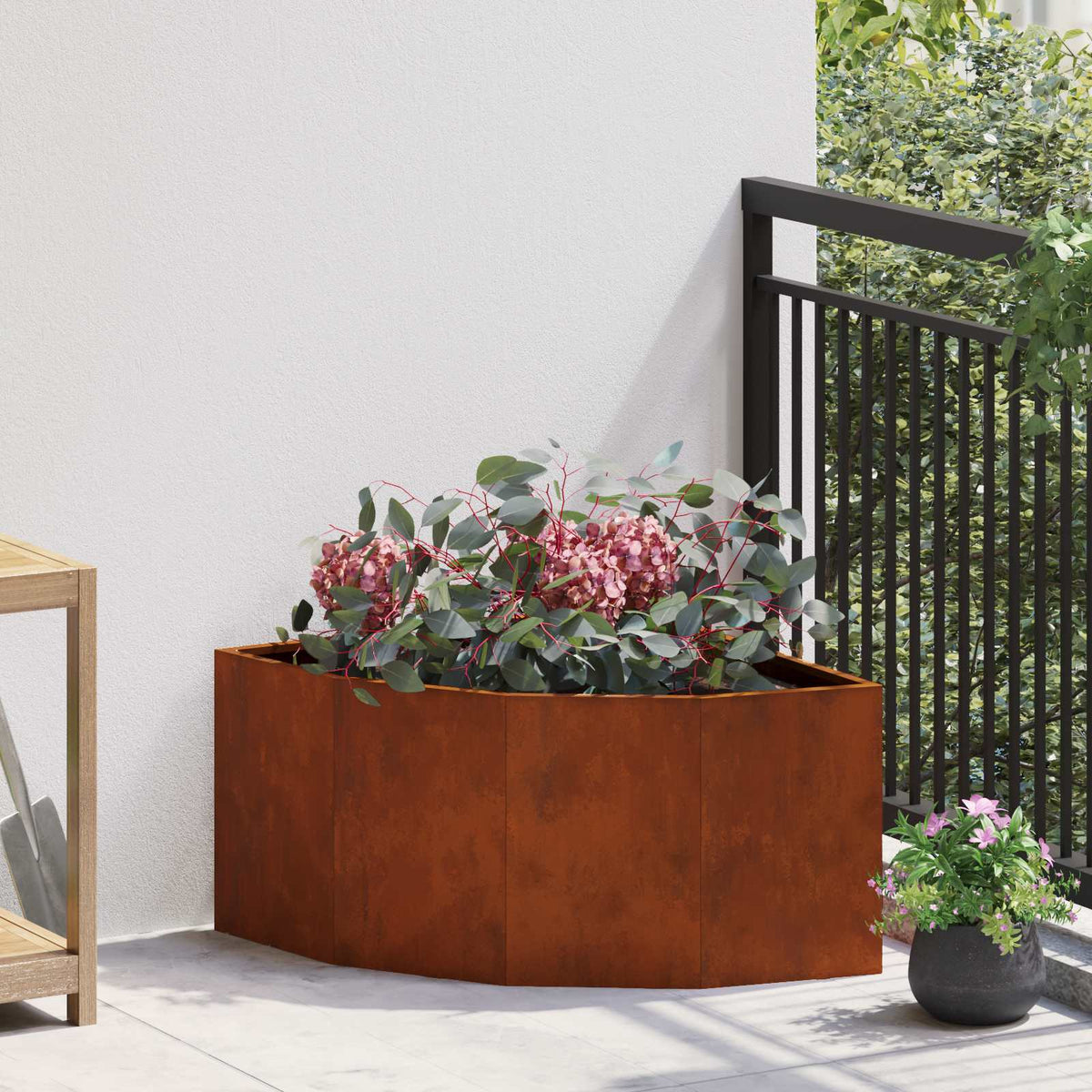 Jardinière D'angle Rouillé