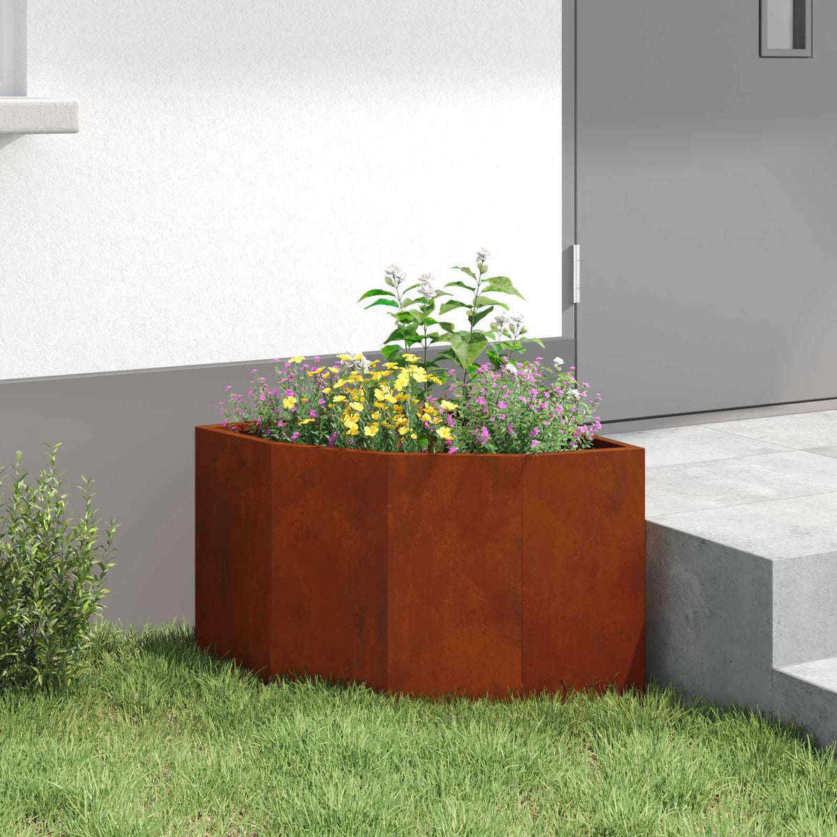 Jardinière D'angle Rouillé
