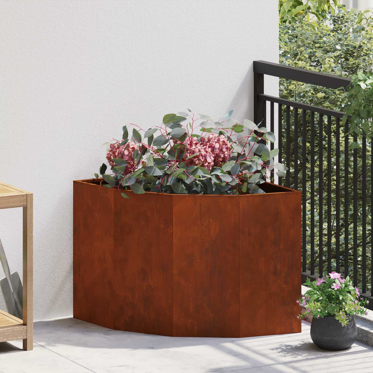 Jardinière D'angle Rouillé