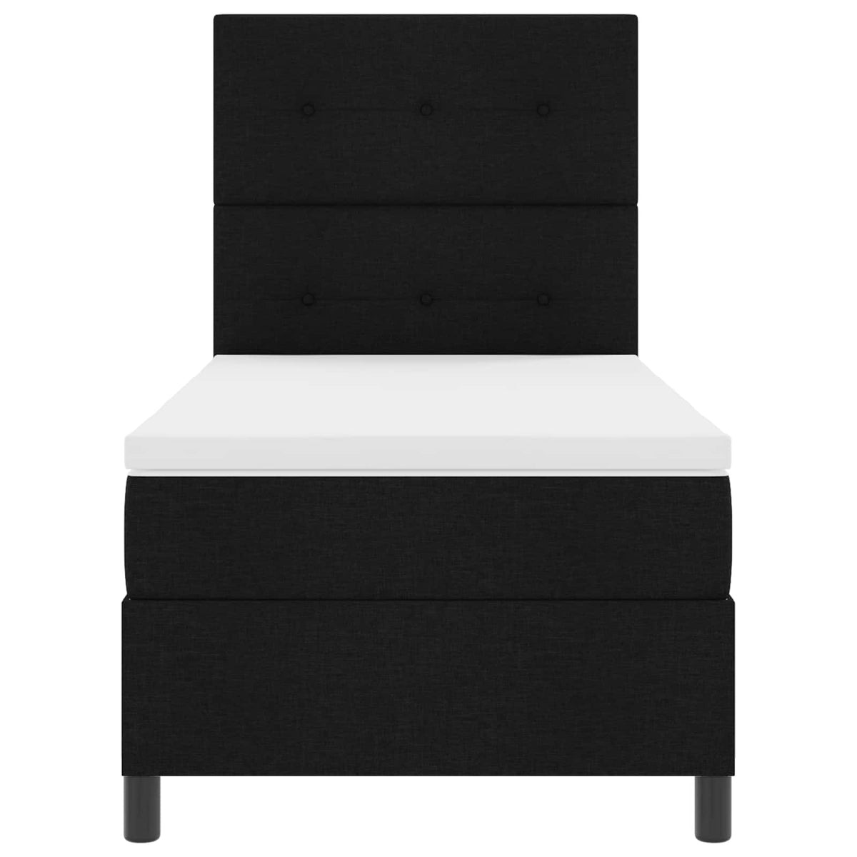 Sommier À Lattes De Lit Et Matelas Et Led 140X200Cm Tissu