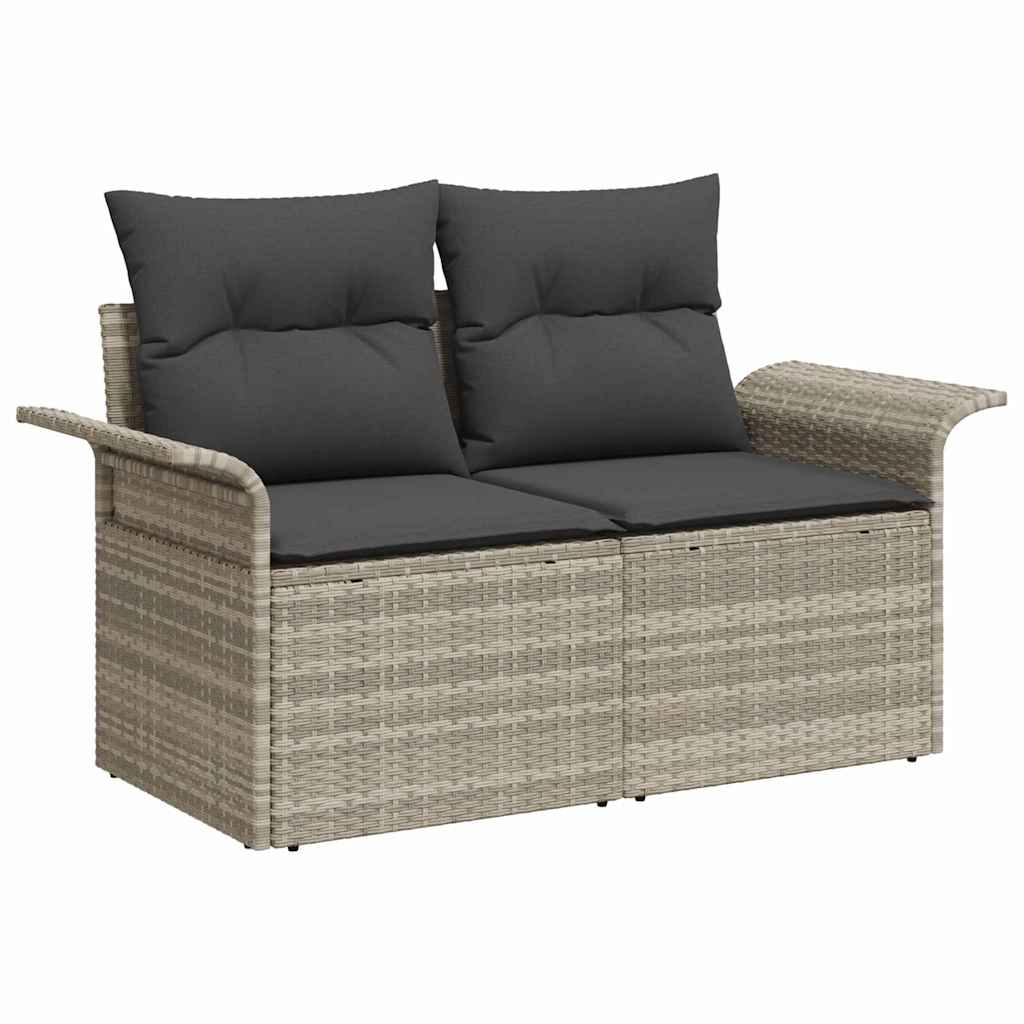Ensemble De Canapé De Jardin 6 Pc Polyrotin