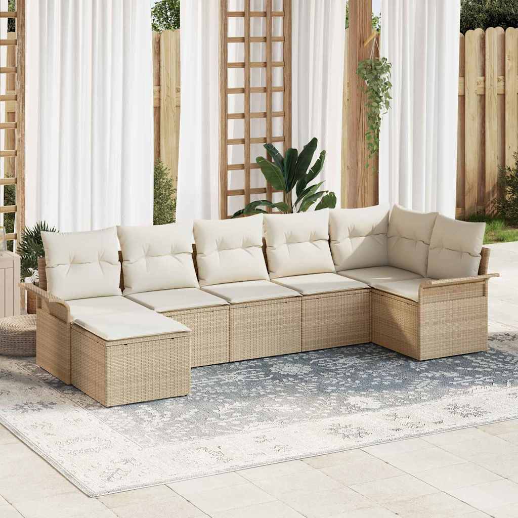 Ensemble De Canapé De Jardin 8 Pc Polyrotin