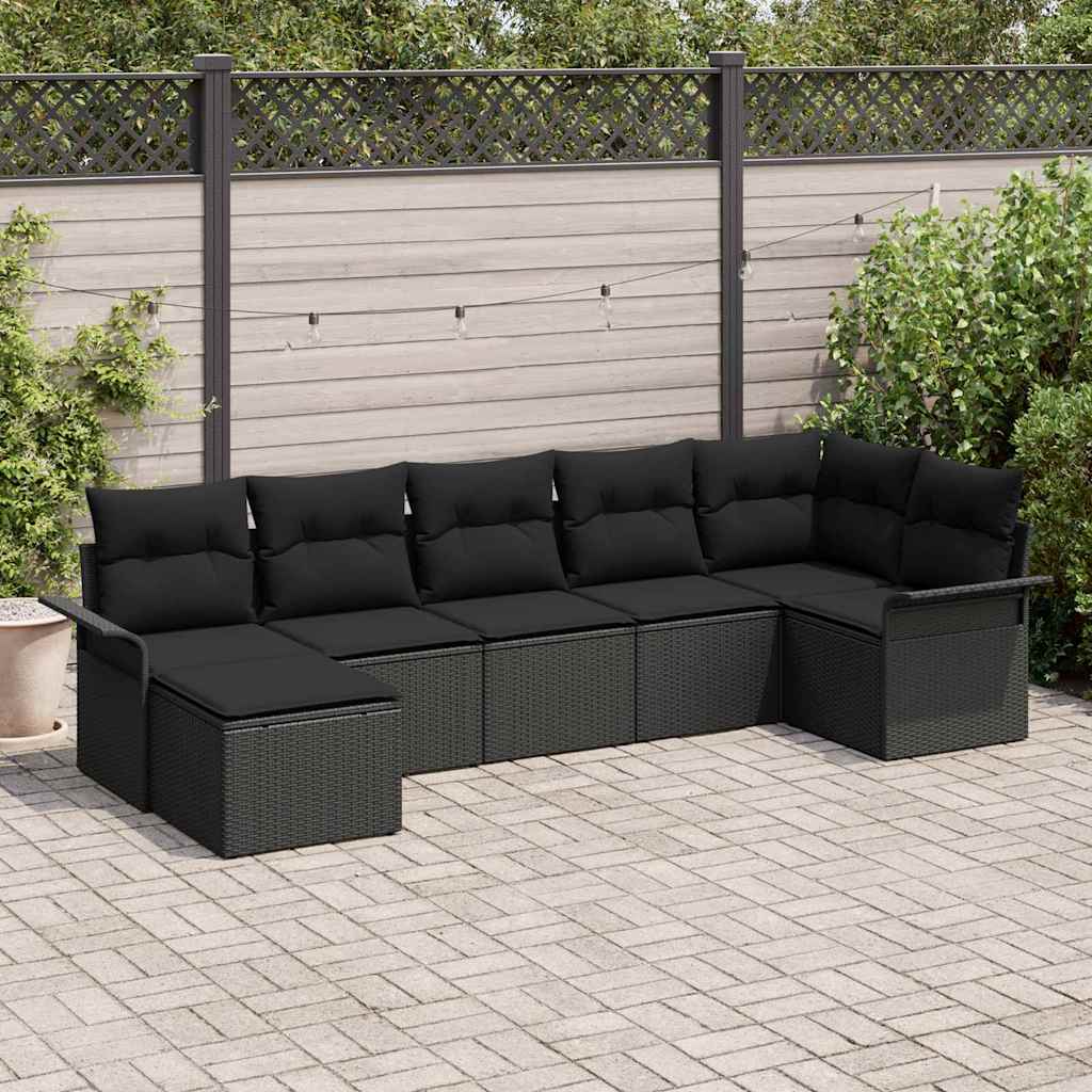 Ensemble De Canapé De Jardin 8 Pc Polyrotin