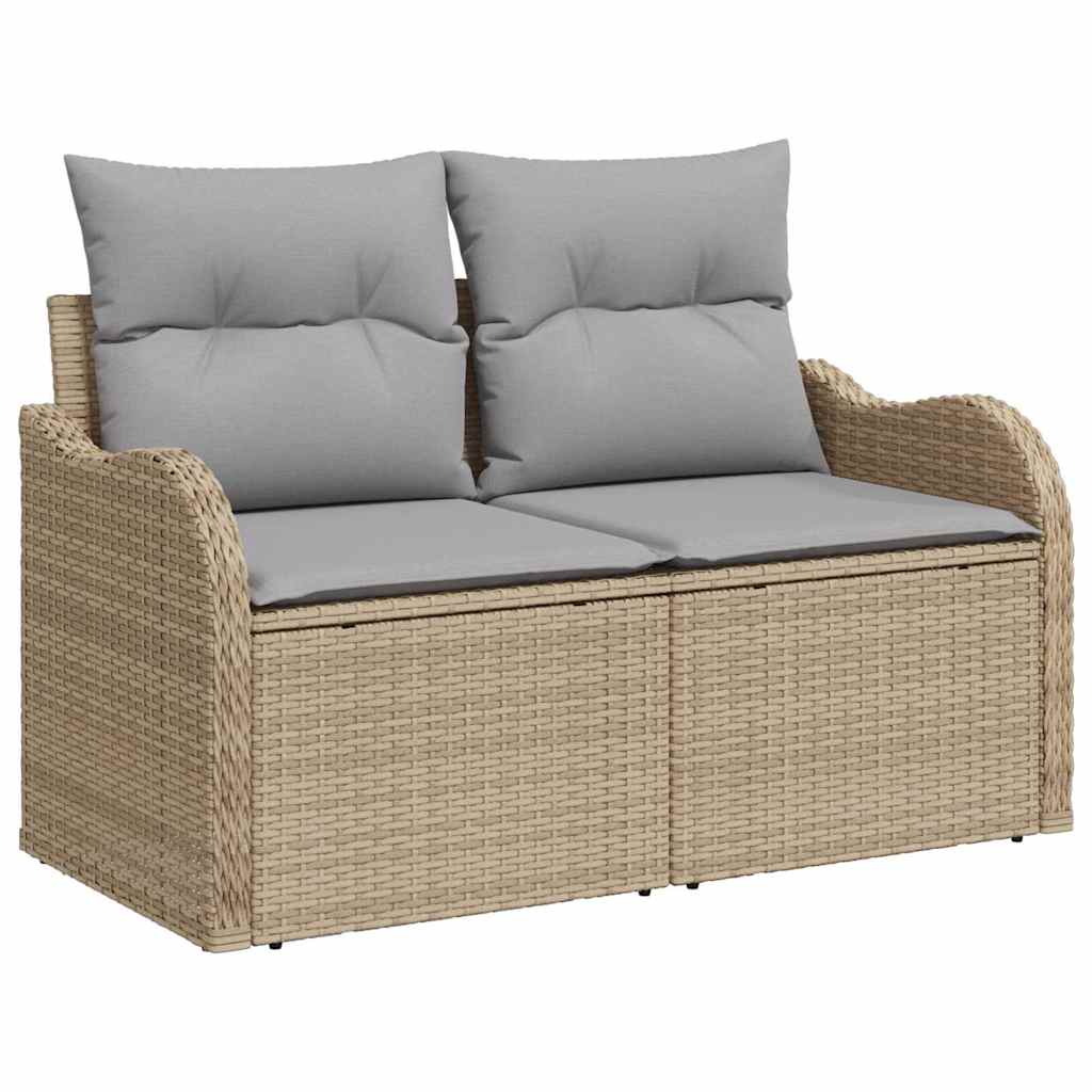 Ensemble De Canapé De Jardin 9 Pc Polyrotin