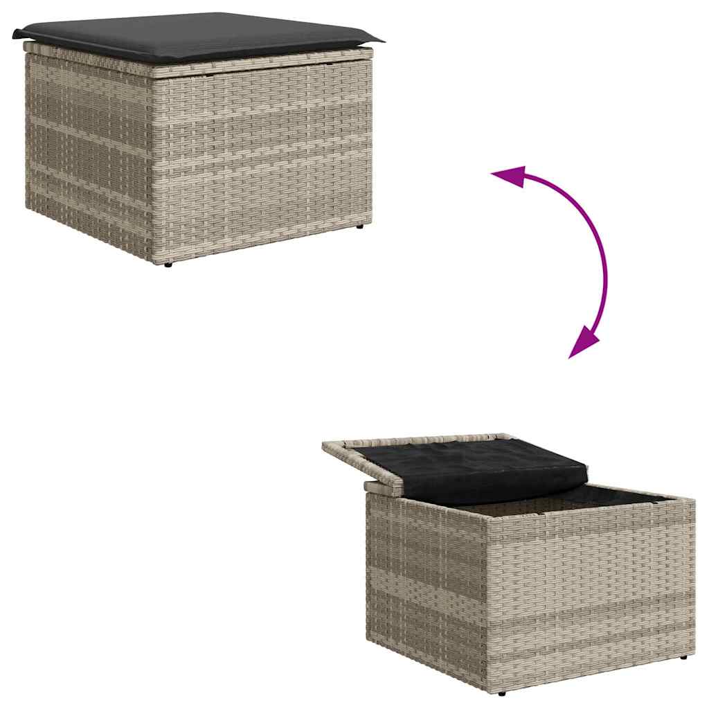 Ensemble De Canapé De Jardin 4 Pc Polyrotin