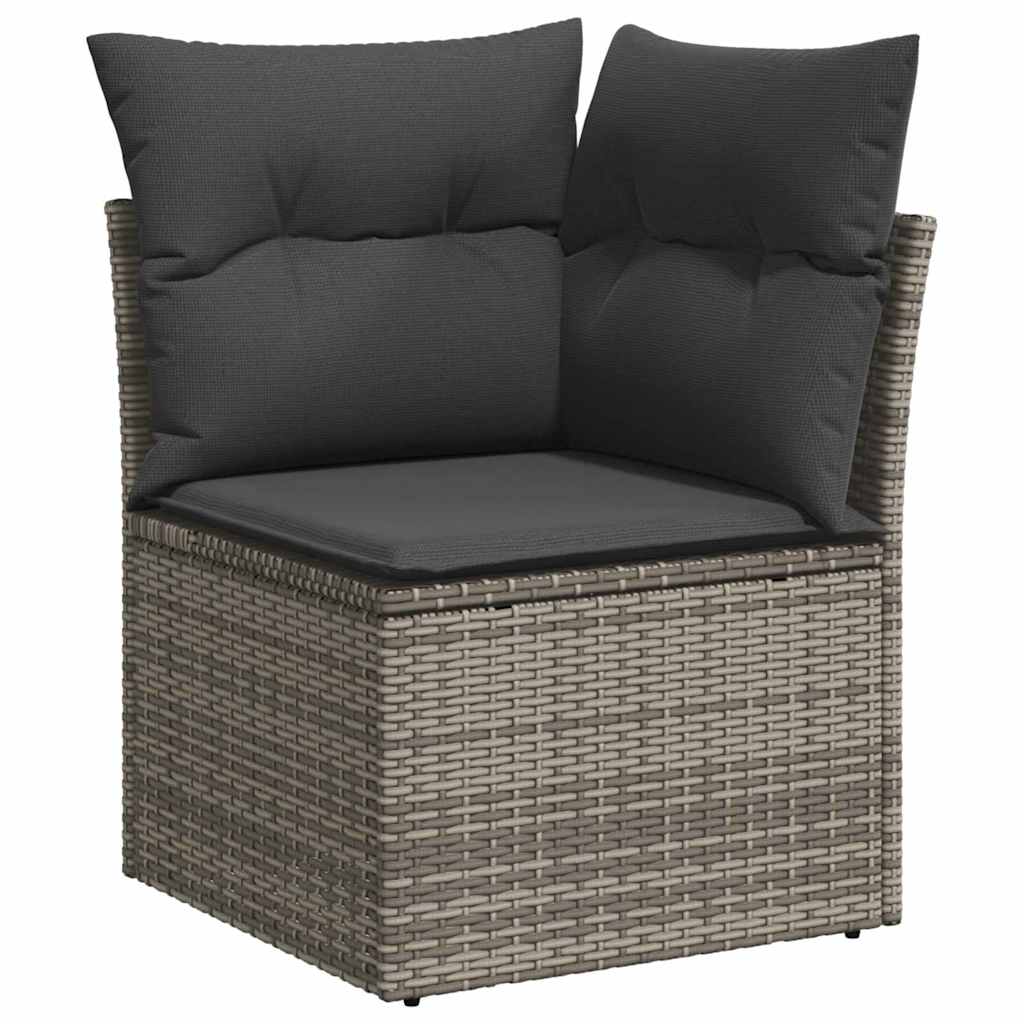 Ensemble De Canapé De Jardin Avec Stockage Clair Polyrotin