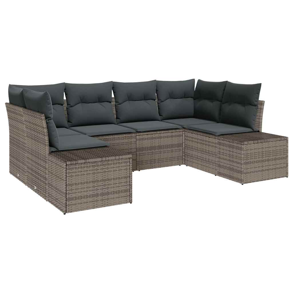 Ensemble De Canapé De Jardin 6 Pc 6-Nombre De Places
