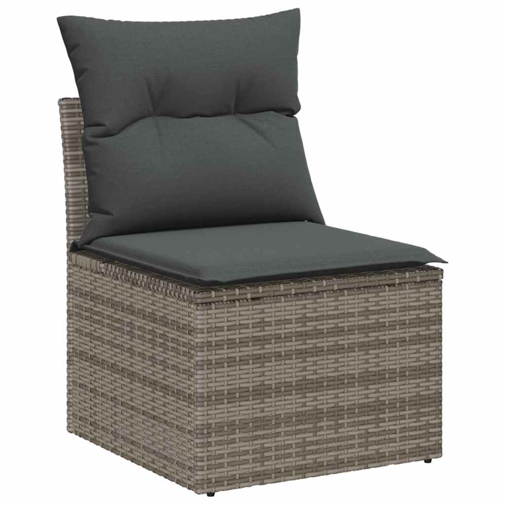 Ensemble De Canapé De Jardin 10 Pc Polyrotin