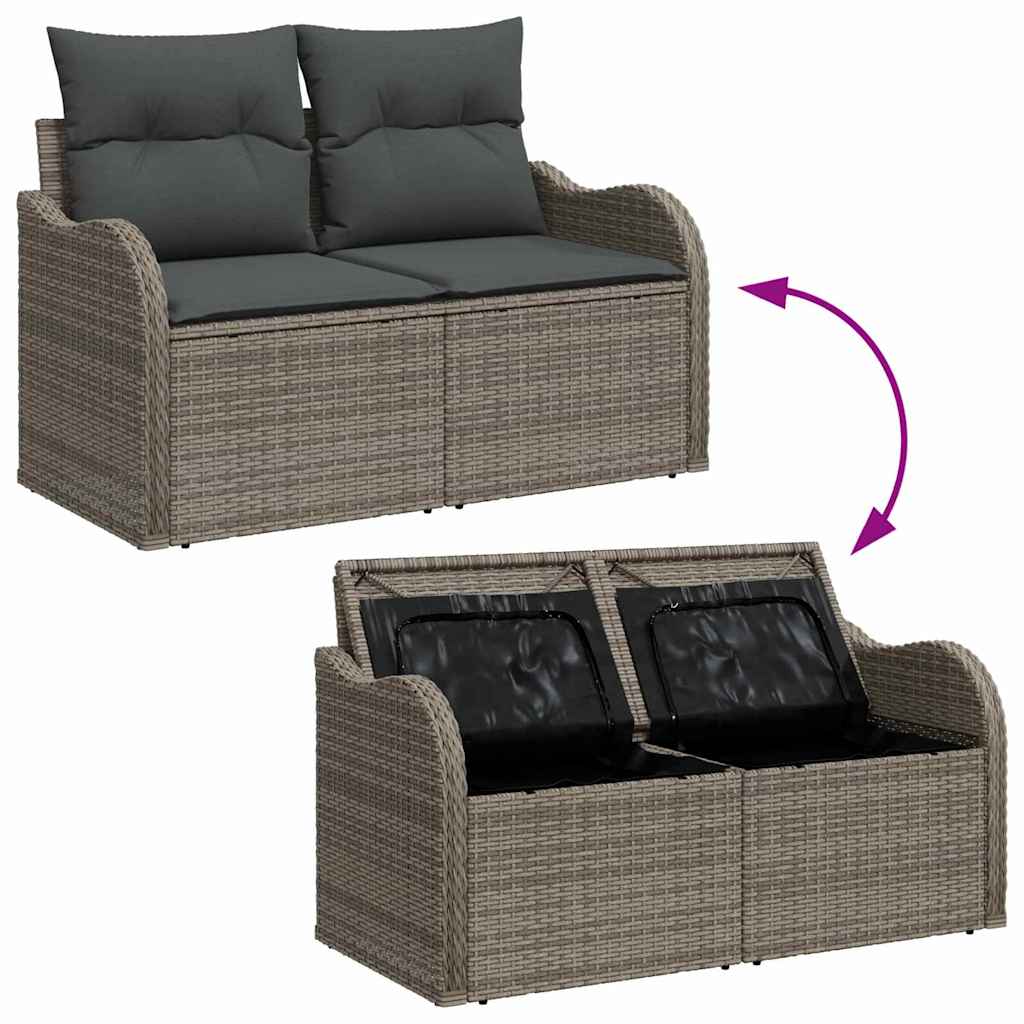 Ensemble De Canapé De Jardin 10 Pc Polyrotin