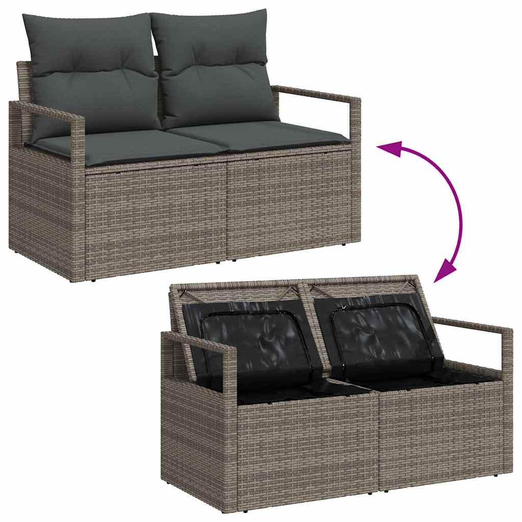 Ensemble De Canapé De Jardin 10 Pc Polyrotin