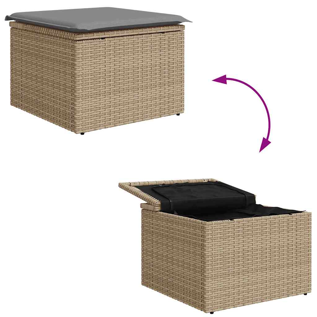 Ensemble De Canapé De Jardin 9 Pc