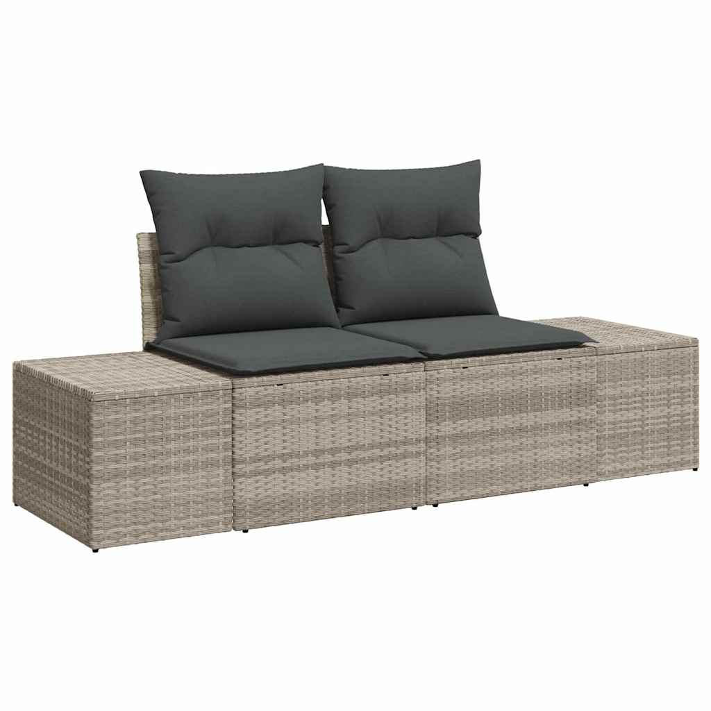 Ensemble De Canapé De Jardin 9 Pc Polyrotin