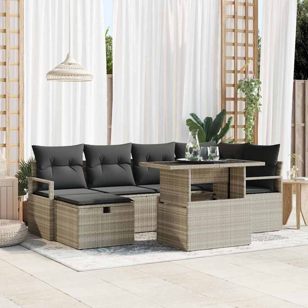 Ensemble De Canapé De Jardin 11 Pc Polyrotin