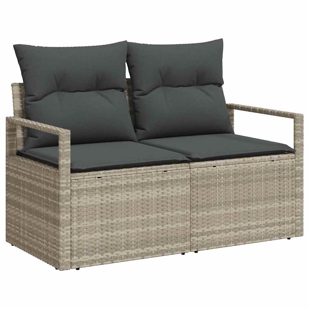 Ensemble De Canapé De Jardin 11 Pc Polyrotin