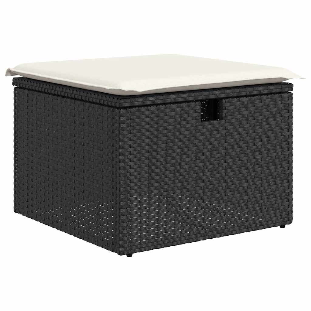 Ensemble De Canapé De Jardin 7 Pc Poly Rotin