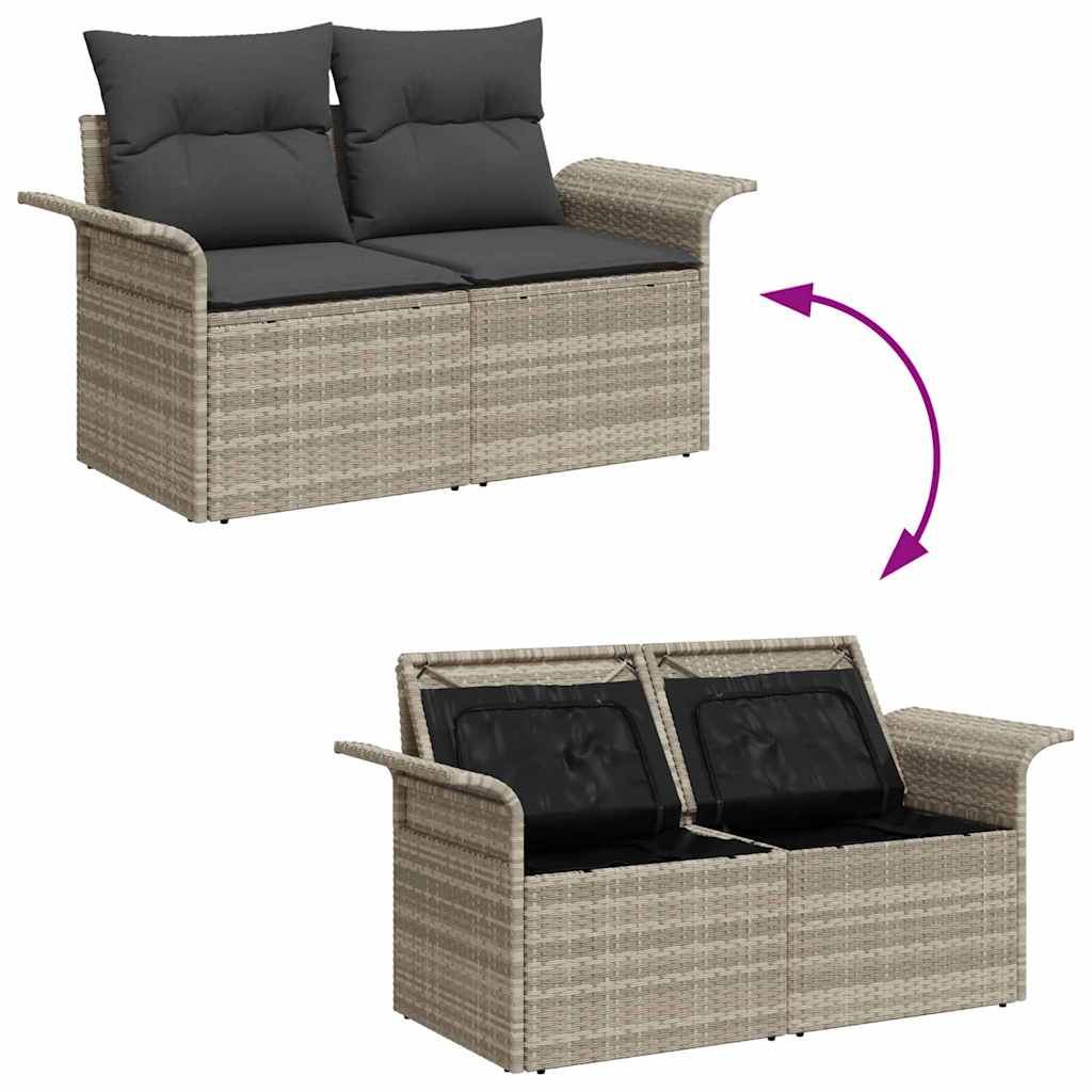 Ensemble De Canapé De Jardin 7 Pc Polyrotin