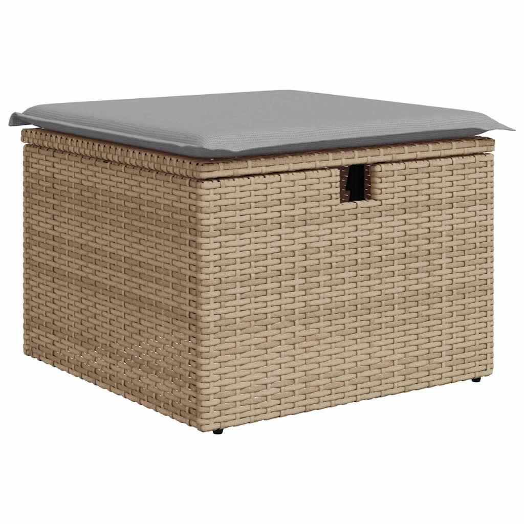 Ensemble De Canapé De Jardin 9 Pc Polyrotin