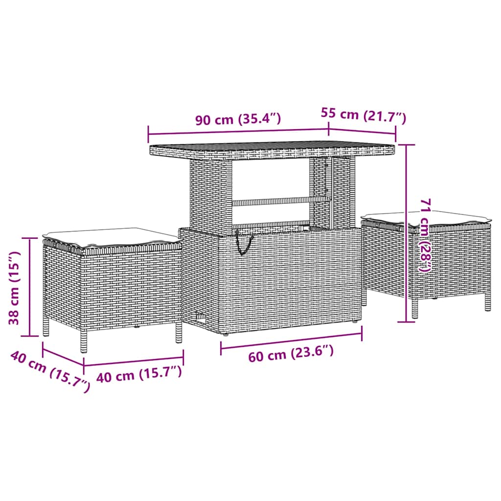 Ensemble De Canapé De Jardin Polyrotin