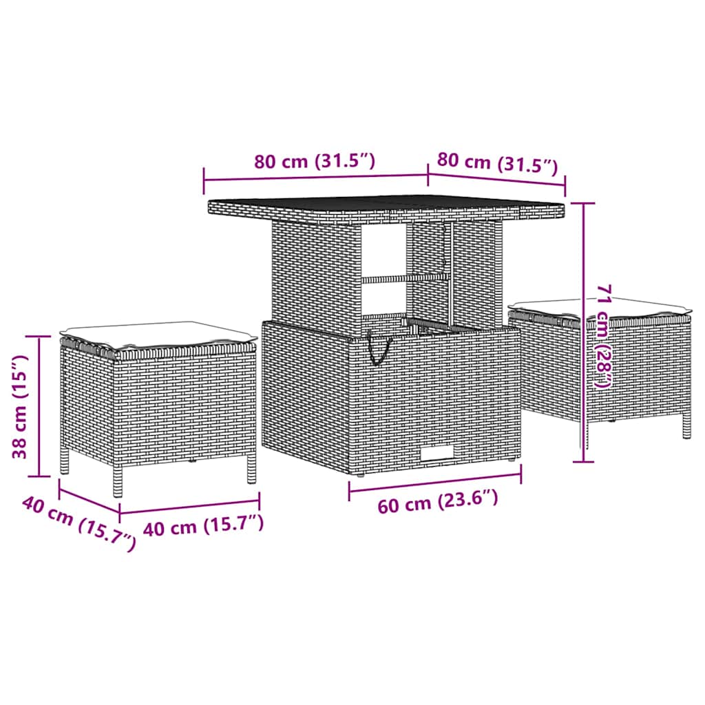 Ensemble De Canapé De Jardin 8 Pc Polyrotin