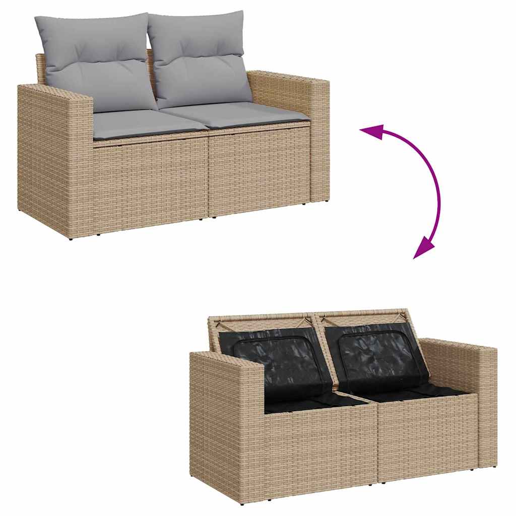 Ensemble De Canapé De Jardin 8 Pièces 5-Nombre De Places