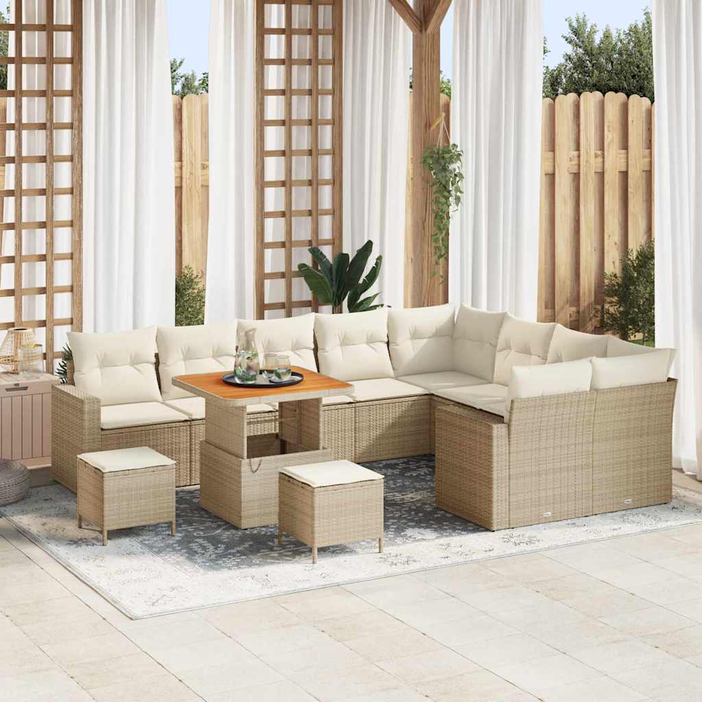 Ensemble De Canapé De Jardin 13 Pièces 10-Nombre De Places