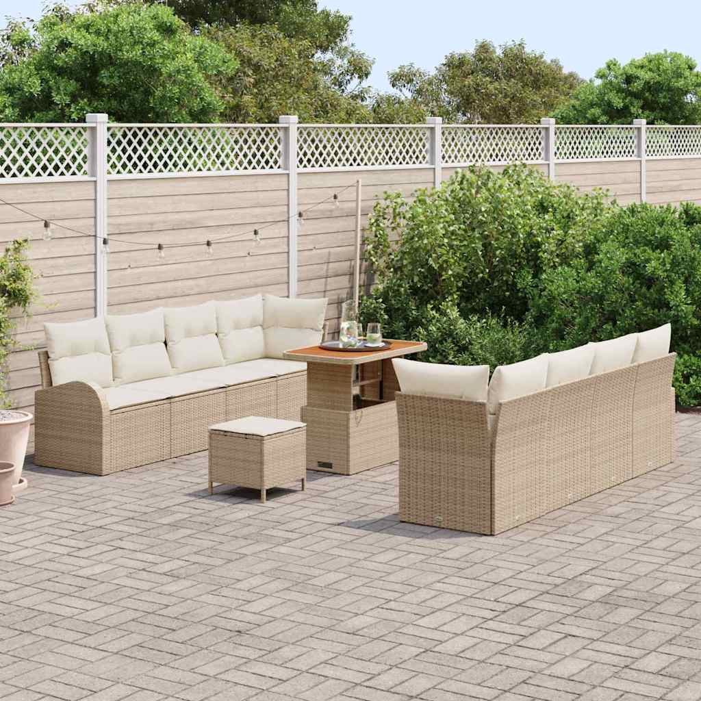 Ensemble De Canapé De Jardin 11 Pièces 10-Nombre De Places