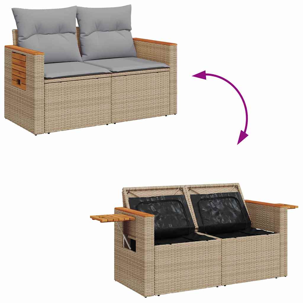 Ensemble De Canapé De Jardin 11 Pc 8-Nombre De Places