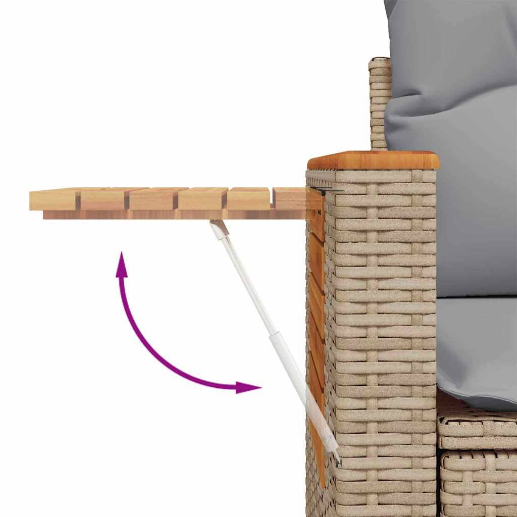 Ensemble De Canapé De Jardin 11 Pc 8-Nombre De Places