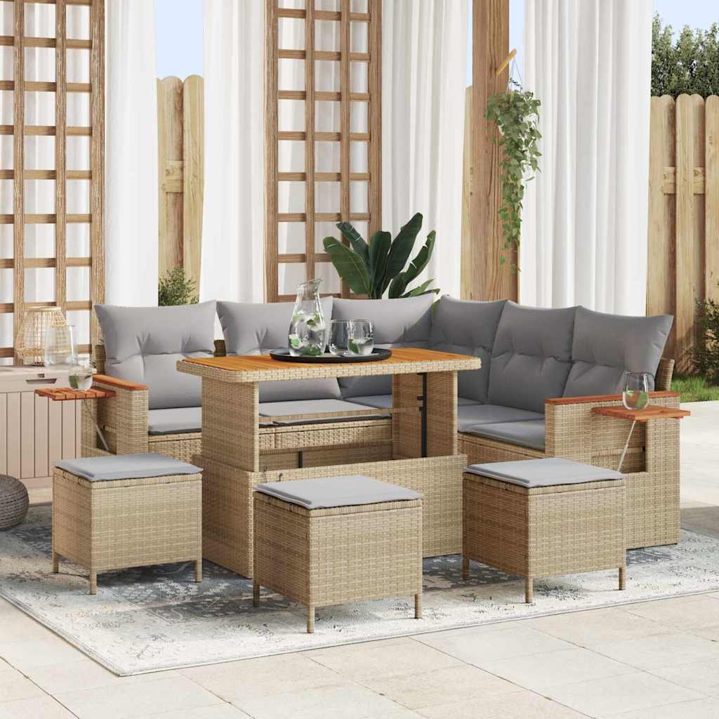 Ensemble De Canapé De Jardin 10 Pièces 9-Nombre De Places