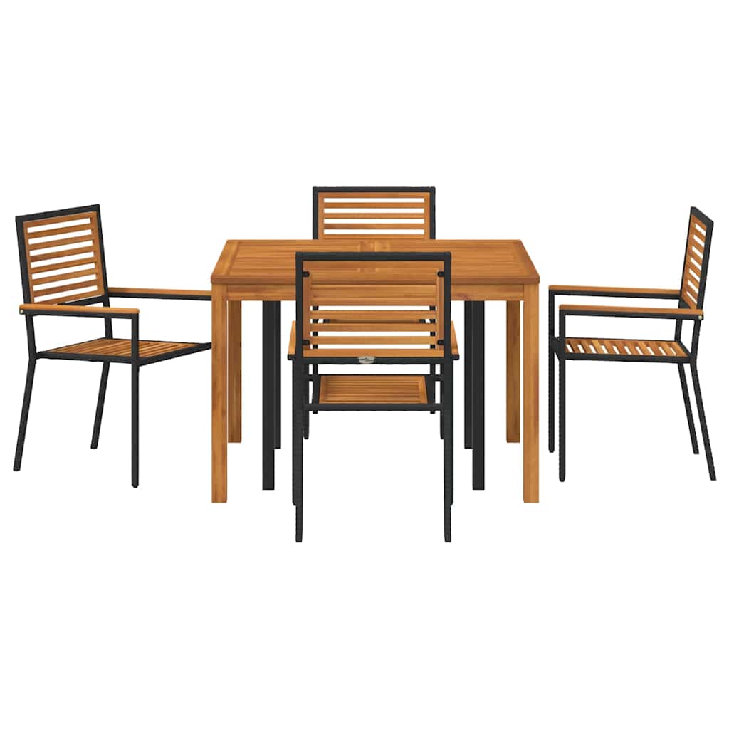 Ensemble De Salle À Manger Pour Jardin 5 Pc