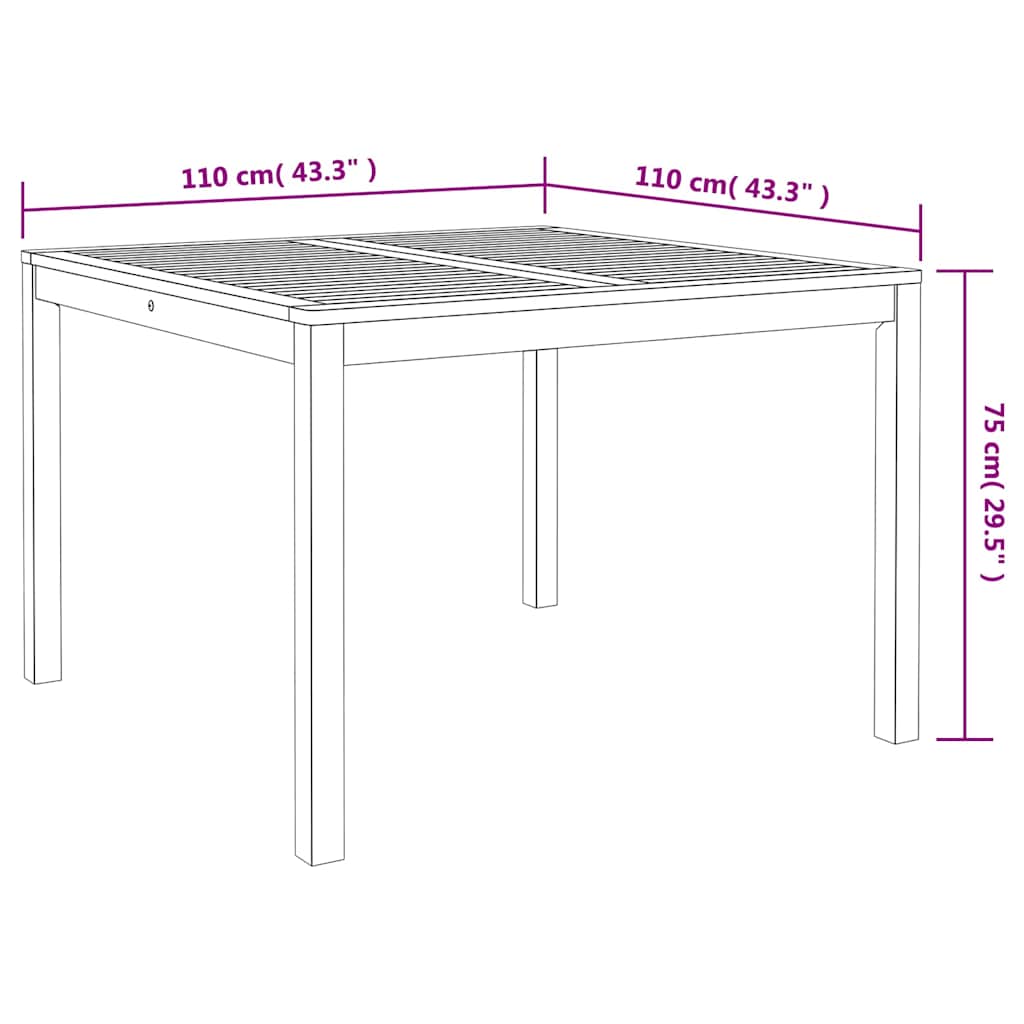 Ensemble De Salle À Manger Pour Jardin 5 Pc