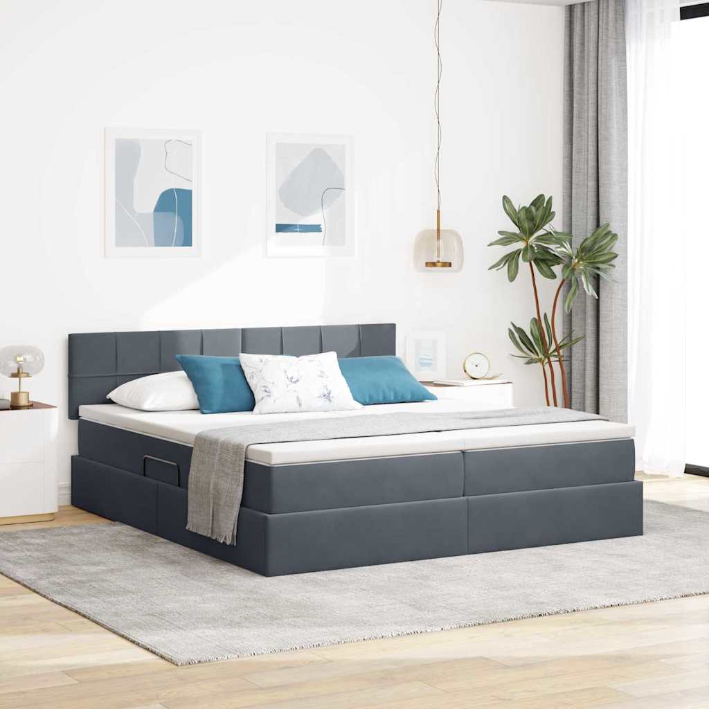 Lit De Rangement Avec Tête De Lit 2 Pc