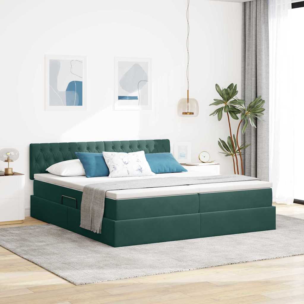 Lit De Rangement Avec Tête De Lit 2 Pc