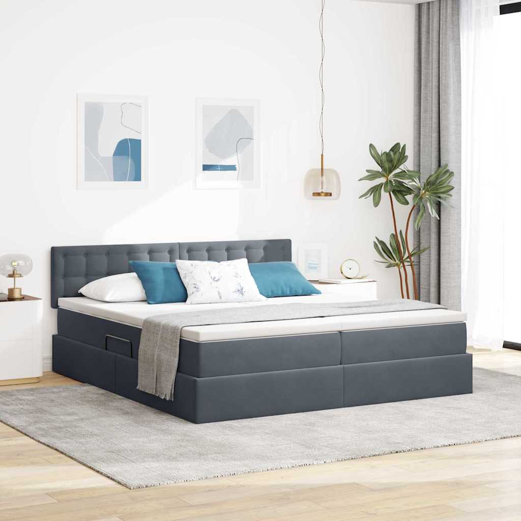 Lit De Rangement Avec Tête De Lit 2 Pc