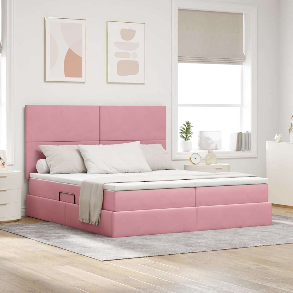 Lit De Rangement Avec Stockage Velours
