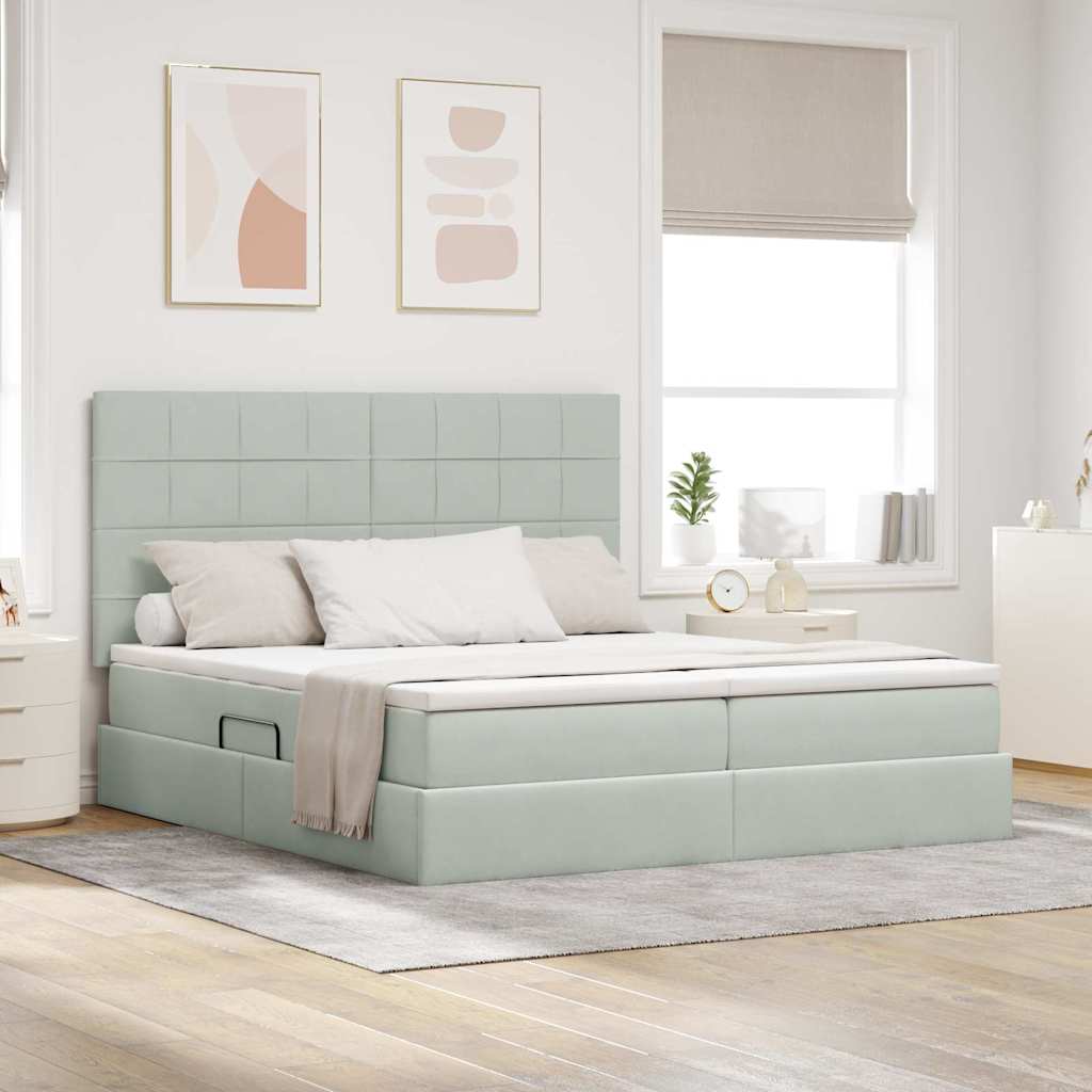 Lit De Rangement Avec Stockage Velours