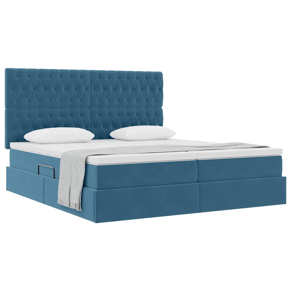 Lit De Rangement Avec Stockage Velours