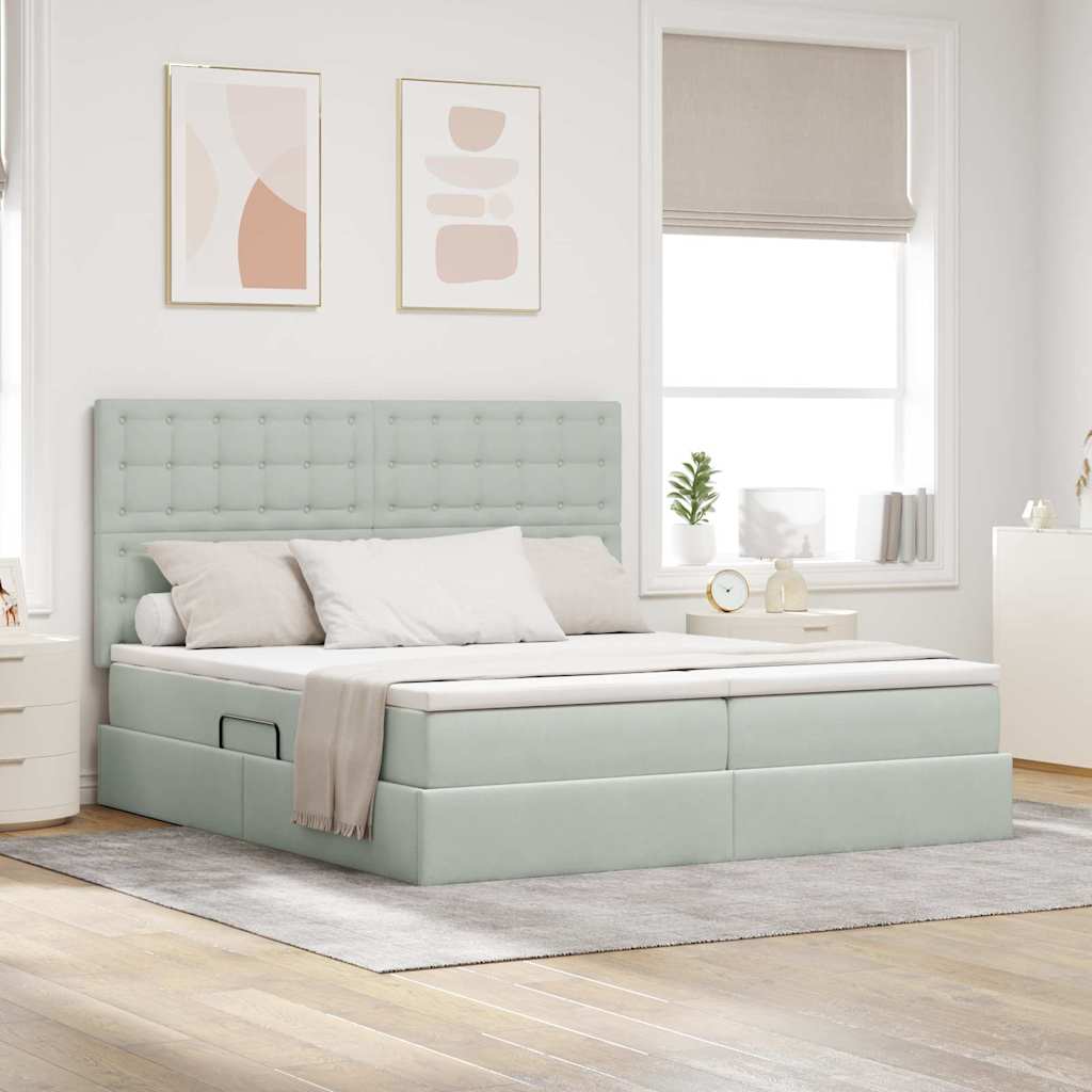 Lit De Rangement Avec Stockage Velours