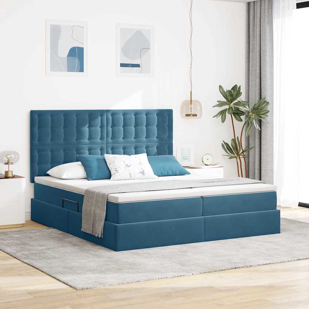 Lit De Rangement Avec Stockage Velours