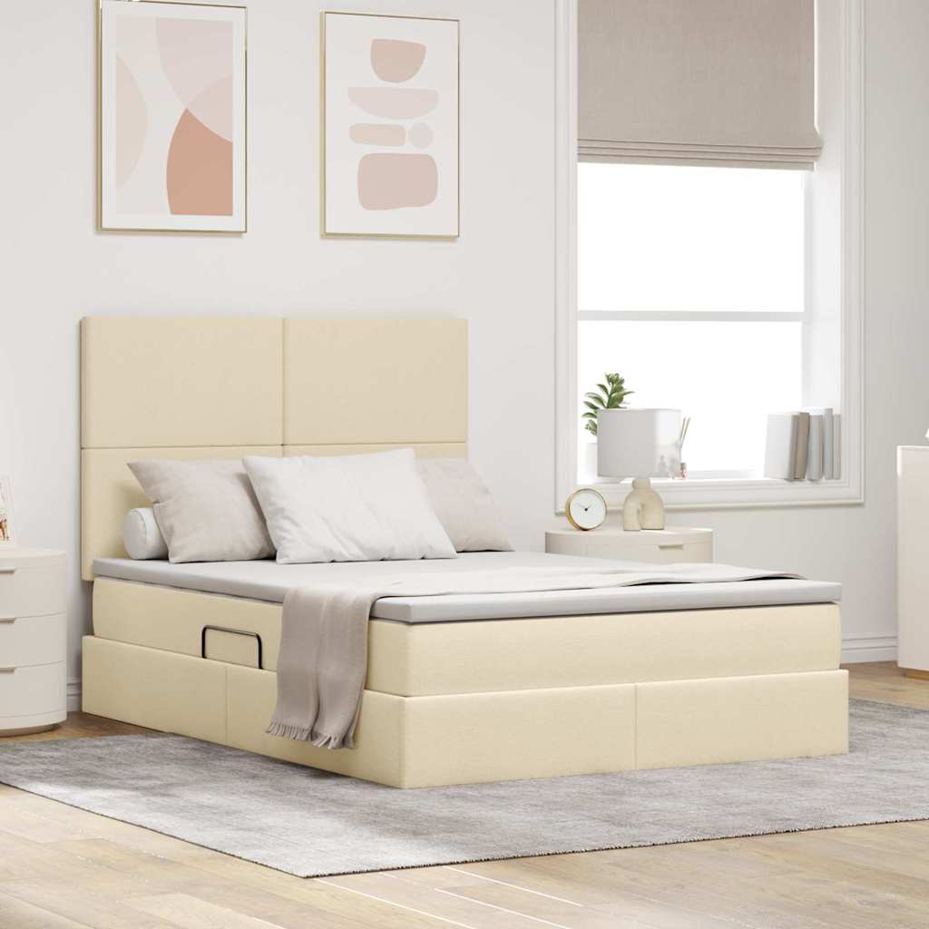 Lit De Rangement Led Avec Matelas Tissu