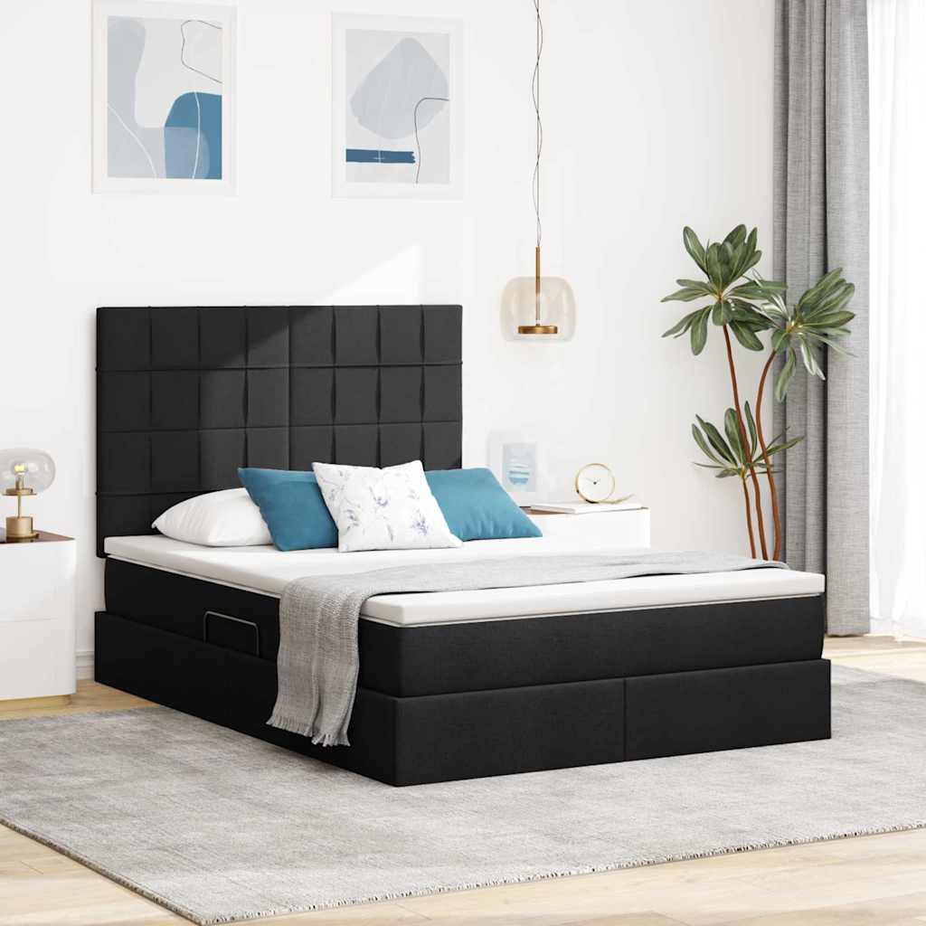 Lit De Rangement Led Avec Matelas Tissu